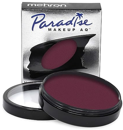 Mehron Paradise Make-up AQ Pro Size | Perfekt für Bühnen- und Bildschirmvorführungen, Spezialeffekte, Cosplay und Halloween | Wasseraktiviertes Gesichts- und Körperfarben 40 g Wild Orchid
