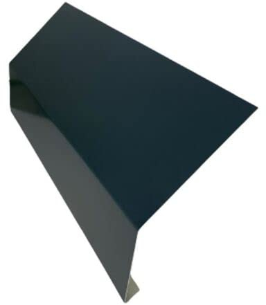 Traufblech 2 m lang Aluminium 0,8 mm (groß, antrazit Ral 7016)