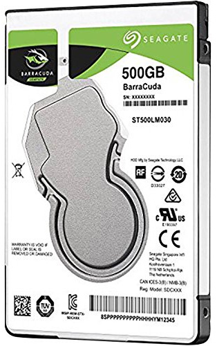 Seagate Barracuda® 500GB Interne Festplatte 6.35cm (2.5 Zoll) SATA III ST500LM030 Bulk