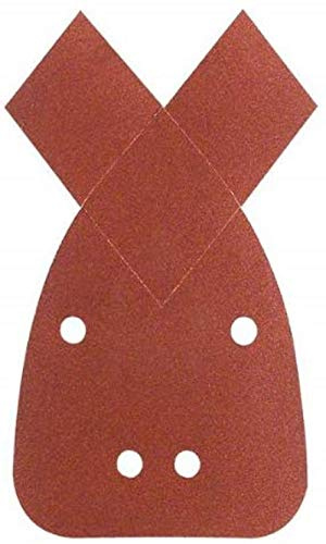 Bosch Accessories 2609256A69 95 x 135cm Sanding Sheets for Multi Sanders with Velcro Type Fastening/Grit 80 (5 Pieces)