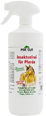 Perycut Insektenfrei für Pferde 500ml - verhindert bis zu 8 Stunden Stiche und Bisse von Mücken, Bremsen, usw.