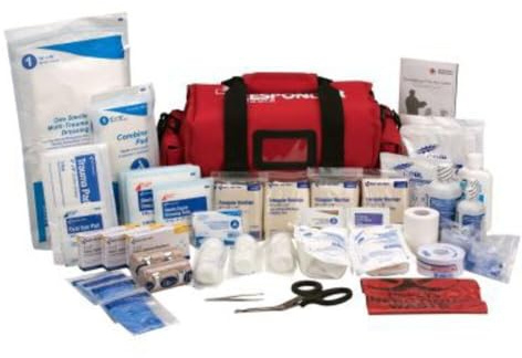 First Aid Only 520-FR All-Purpose First Responder Emergency First Aid Kit for Home, Work, and Travel, 158 Pieces