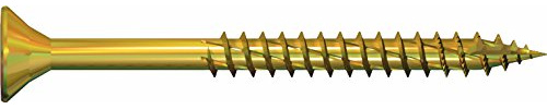 Original Jet-Fast Universalschrauben 4,0 x 40 mm Senkkopf, Teilgewinde, Torx Antrieb, Gelb verzinkt 500 Stück