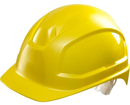 Uvex Pheos E Schutzhelm - Unbelüfteter Arbeitshelm für Elektriker - Gelb Gelb