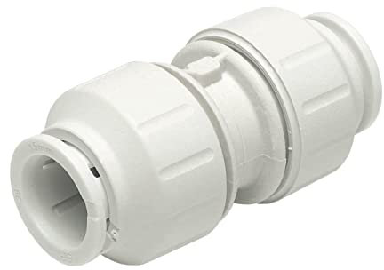 John Guest Speedfit PEM0415W Straight Connector, White, 15 mm