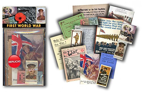 Paquete de recuerdos de la Primera Guerra Mundial