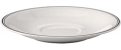 Villeroy & Boch Charm & Breakfast Design Naif Piattino per Tazza da Caffellatte, 20 cm, Porcellana Premium, Bianco