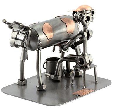 Steelman24 - Schraubenmännchen Bauer mit Kuh