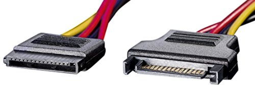 Roline 11.03.1042 - Cable (Macho/hembra, SATA, SATA, Negro, Rojo, Amarillo)