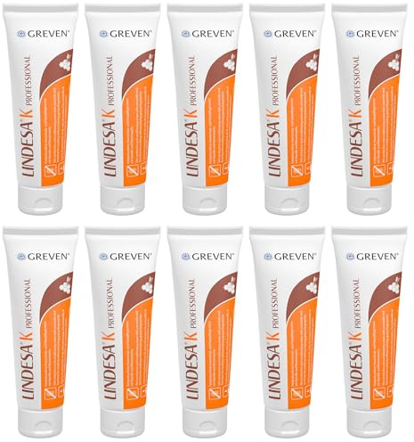 Lindesa K Pflegecreme 10 x 100 ml Tuben