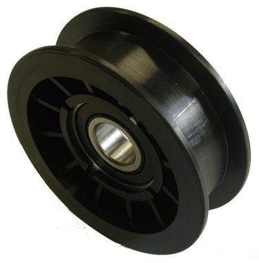 GREENSTAR - Poulie À Gorge Plate En Résine Avec Roulement - Adaptable CASTELGARDEN - GGP - HUSQVARNA - STIGA - Modèles J92, J92 Hydro, SD98, SD108, TC102, TC122 - Remplace 25601554/0, 125601554/0