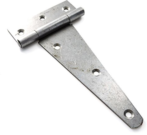 Bulk Hardware BH04204 Charnière en T robuste, 150 mm, Set de 2 Pièces