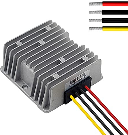 Cocar LKW Netzteil Spannungswandler 24v auf 12v 15A 180W Transformator Trafo Adapter Wandler Konverter for Motor Auto PKW Kfz Boot Sonnensystem (DC15-40V Breit Eingang)