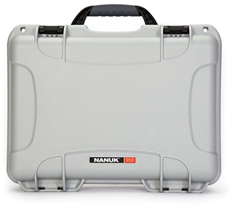 Nanuk 910 Wasserdichter Hartschalenkoffer leer - Silber