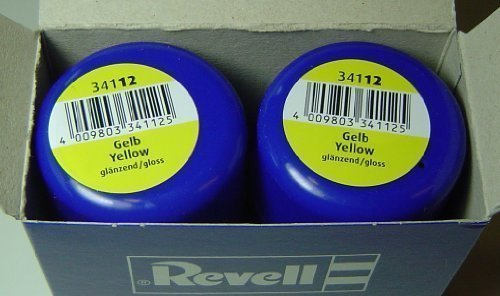 Revell 34112 Sprühlack Doppelpack (2x100ml) gelb, glänzend
