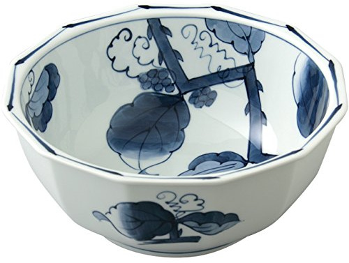 Medium Bowl: Arita Ware Dyed Tsuta Picture Planting Bowl