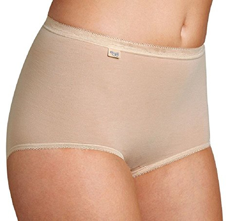 Sloggi Basic+ Maxi 3p Sloggi Basic+ Maxi - Lot de 3 - Culotte Taille Basse Femme - Très Confortable - Coton Doux et Respirant, avec Ceintures élastiques - Disponible du 40 au 60 Femme (Lot de 3)
