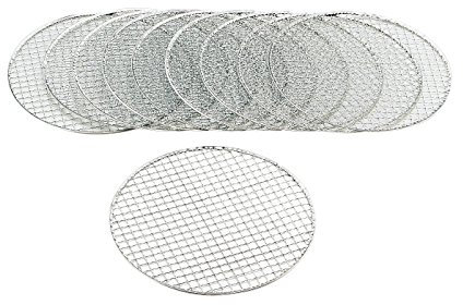 Captain Stag M-6577 Holzkohlegrill Ichiban Allzweck-Rundgrillnetz, 11,0 Zoll (280 mm), 10 Stück