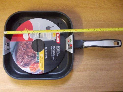 Ibili 400328 - Induplus Grill Aluminio fundido 28x28 cm