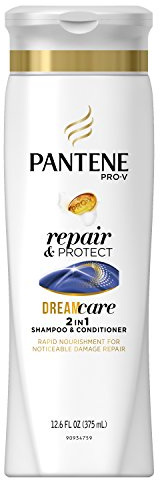 Pantene Pro-V 2 in 1 Shampoo & Conditioner, Repair & Protect with Keratin, 12.6 Ounce