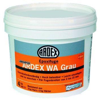ARDEX WA Epoxifuge 2K Fugenmörtel für Fugen in öffentlichen und gewerblichen Gebieten grau 4kg