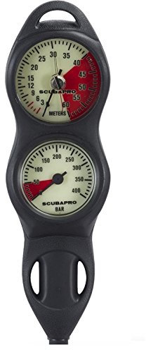 Scubapro 2 èr Konsole mit Finimeter und Tiefenmesser - 05.012.210