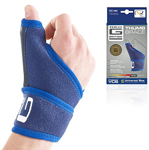Neo-G Thumb Brace - Thumb Stabilizer Brace for Left or Right Hand - for Thumb Tendonitis, Arthritis, Injuries - Adjustable Compression - Class 1 Medical Device