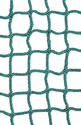 Kerbl Futtersparnetz (Netz für Heuballen, Größe 3,6x2,4 m, Maschenweite 45x45 mm, Heunetz für Futterraufen, Farbe grün) 291260