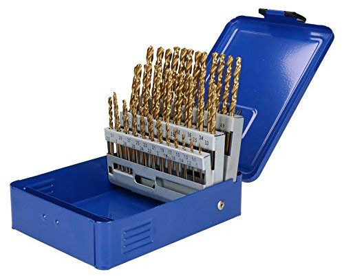 AB Tools Engineers Fractional Drill Bit Set HSS 1-6mm in 0.1mm Increments 51pc AT020