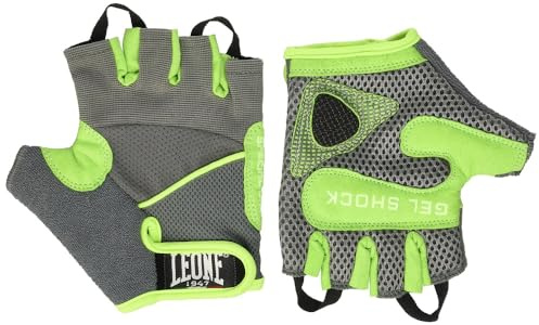 LEONE 1947 AB712-Guantes de Fitness, Gris, XL