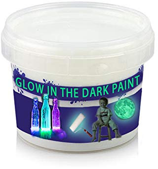 ABCUV Glow in the Dark Almost Transparent Paint (Green), water based glow phosphorescent paint 100 ml