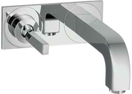 AXOR Wasserhahn Citterio Einhebel-Waschtischarmatur Unterputz, Auslauf Länge 225mm, Wandmontage, Chrom