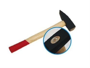 Schlosserhammer Schlosser Hammer mit Stiel aus Holz, 1000g 1kg
