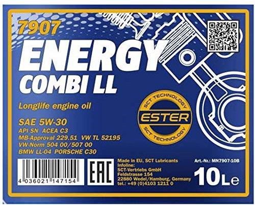 MANNOL Energy Combi LL 5W-30 10 L