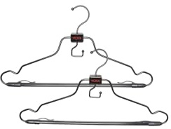Tumi Kleiderbügel 2er Set, Schwarz, Einheitsgröße, Gepäckzubehör Reisebügel - Set mit 2 haltbaren wendbaren Haken für Kleidersack
