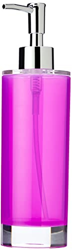 Excelsa Linea Bagno Dispenser Sapone, Plastica, Lilla