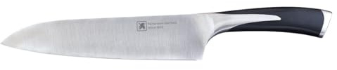 Richardson Sheffield KYU Kochmesser, extrem harter Edelstahl, rutschfeste Griffe, spülmaschinenfest & rostfrei, Hackmesser/Profi Messer, sehr scharfe Klinge, rostfrei & polisert, Allzweckmesser, 320