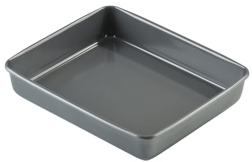 Prochef KB1011 Small Deep Roasting Tin, Premium Quality, Easy to Clean, Teflon Innovations Non-Stick Silicone Coating, Grey