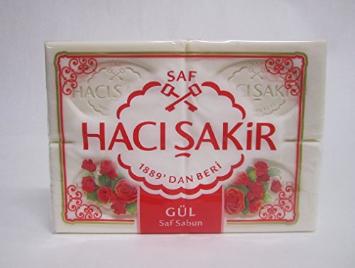 Haci Sakir Seife Rose 4er Pack 4x 150 g