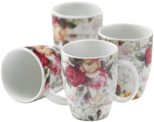 New Royal Albert 4 Rose Chintz Mugs - NIB