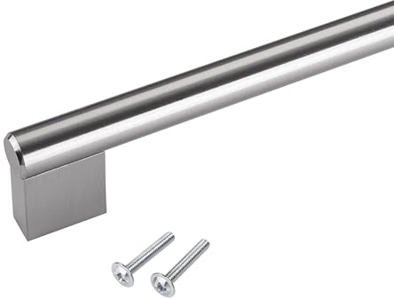 SOTECH Stangengriff G4 Edelstahloptik Ø 14 mm BA 192 mm | Küchengriff Schrankgriff Relinggriff Möbelgriff