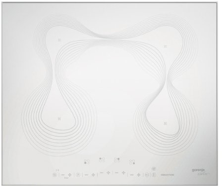 Gorenje it 641 KR Plaque à Induction/Verre Céramique/60 cm/Blanc/fonction Stop & Go/Karim Rashid