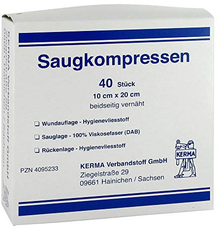 Saugkompressen Unsteril 10 Cmx20 cm