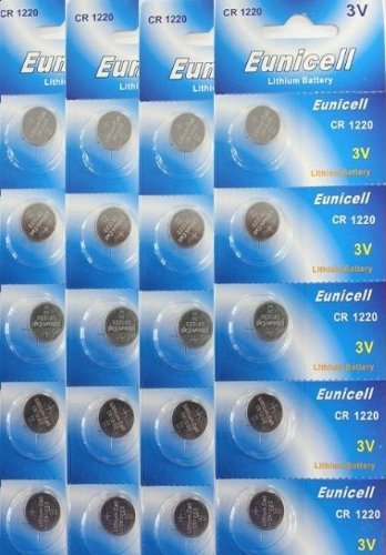 Eunicell CR1220 Lithium-Batterien 20 Stück