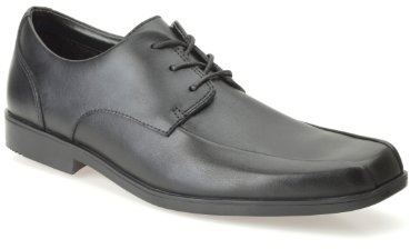 Clarks Hoxton Chap Junior pojkar skolskor svart junior, Svart, 3.5 UK