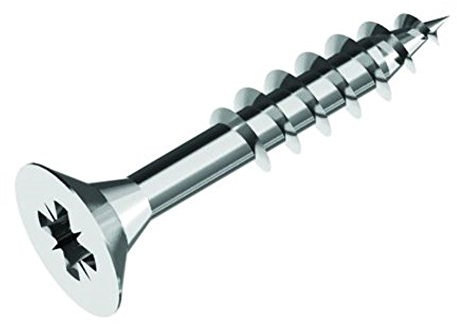 100 Stück Spanplattenschrauben Senkkopf Teilgewinde -A4 Kreuzschl.(Z) 6 x 70/42