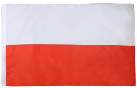 AZ FLAG Flagge Polen 90x60 cm Fahne Polnische Leichtes Polyester Hohlsaum | Für innen dekorative Flagge Polska doppelte Nähte und verstärkte Kanten mit Masttunnel