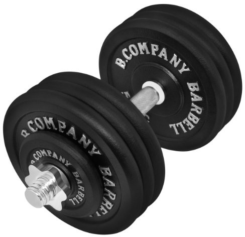 Guss Kurzhantel-Set 35Kg (1 x Kurzhantelstange 40cm, 2x1,25 und 6x5Kg Hantelscheiben) Hantelset Hanteln Gewichte