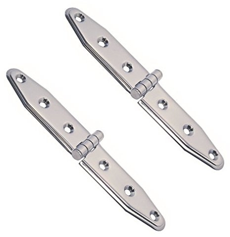 2 Stück Edelstahl Scharnier V2A