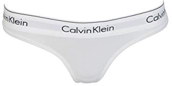 Calvin Klein dam Sträng Modern Cotton - Thong, Vit (vit 100), M